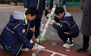 发射梦想　挑战极限——校科技节水火箭比赛精彩举行